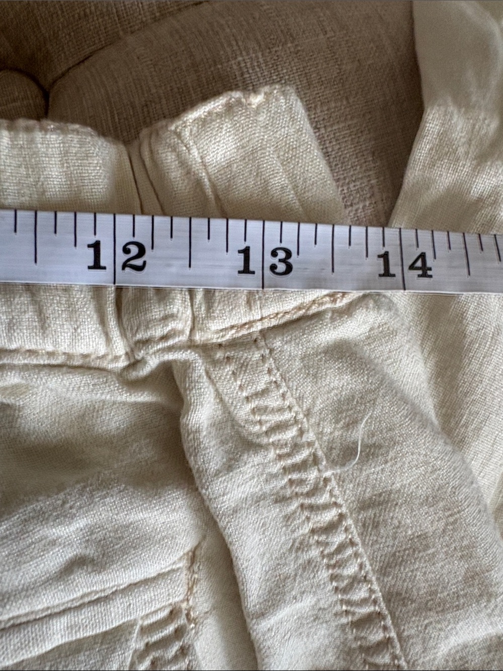 Pilcro Women's Cargo Pants in Cream NWOT - Picture 5 of 9